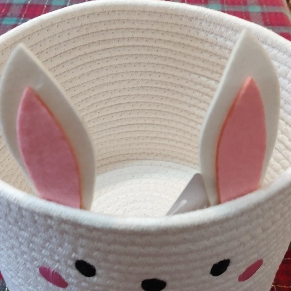 NWT Woven Easter Basket/Bin - Picture 2 of 3